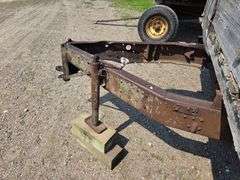 2 Wheel Trailer with Hydraulic Hoist, 6’ x 9’, Wood Floor, 6 Bolt Hubs