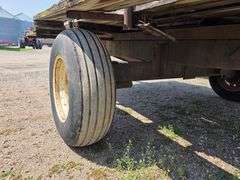 2 Wheel Trailer with Hydraulic Hoist, 6’ x 9’, Wood Floor, 6 Bolt Hubs