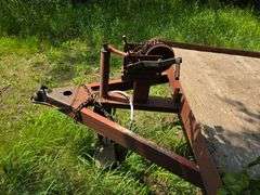 1985 DRCT 7’ x 16’ Car Trailer, Hand Crank Winch, Ramps, Comes with 7’ x 16’ Gates that were Made to