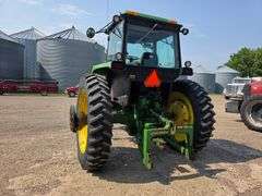 1990 John Deere 4455 2 Wheel Drive Tractor, 8,855 Hours, Quad Range Transmission, 9.50-20 Fronts, 14