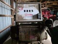 2000 Gallon Fuel Barrel with Electric Pump and Automatic Shut off Nozzle, Always Stored Inside