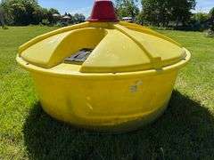 QLF 4 Wheel Cattle Lick Tank, Approx. 6’ Diameter