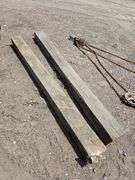 (2) 6” x 6” x 7’ Wood Posts, Buying Both for One Money
