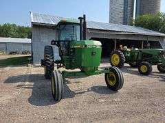 1990 John Deere 4455 2 Wheel Drive Tractor, 8,855 Hours, Quad Range Transmission, 9.50-20 Fronts, 14