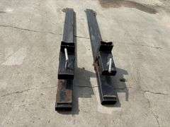Bale Forks, Clamp on bucket style, 43”, 59” overall length