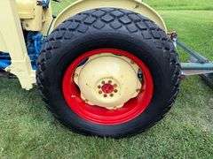 1963 Ford 4130 Industrial Tractor with Loader and 6’ Blade, 13.6-28 Diamond Tread Tires, Unknown Act
