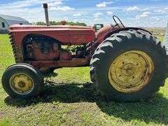 Massey Harris Model 55 Wide Front Tractor, 18.4 x 34 Rears, 7.50 x 18 Fronts, 540 PTO, Engine is Loo