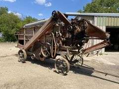 Wooden Threshing Machine, Has Been Stored Inside, Appears to be in Good Shape