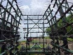 Summers 30’ Multi Weeder, S-Tine with 5 Bar Coil Tine Harrow, 14L-16.1 on 6 Bolt Rims, 9.5L-14 on 6 