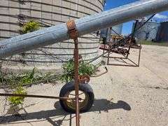 Misc 6” Auger with Electric Motor, Approx 14’, Untested