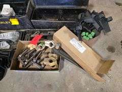 Assortment of Blades for Stalk Chopper, Sickle Guards, and Misc