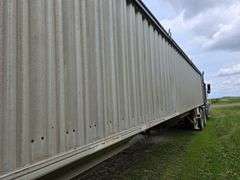 1979 Wilson 42’ Grain Trailer, Aluminum Sides, 11R24.5 Tires, Spring Ride, Roll Tarp, Model: AGH-500