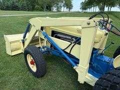 1963 Ford 4130 Industrial Tractor with Loader and 6’ Blade, 13.6-28 Diamond Tread Tires, Unknown Act