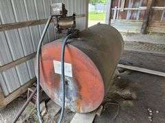 500 Gallon Fuel Barrel with Electric Pump and Automatic Shut off Nozzle