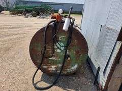 500 Gallon Fuel Tank with Electric Pump and Automatic Shut off Nozzle