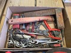 Grinding Wheels and Assortment of Tools