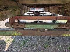 4 Wheel Trailer with Hydraulic Hoist, 8’ x 10’, Wood Floor, 6 Bolt Hubs