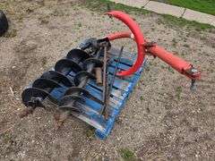 3pt Post Hole Auger, 540 PTO, 10” and 12” Bits