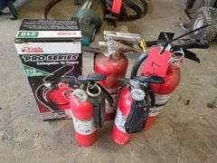 Assortment of Fire Extinguishers, Some Might Need Charging