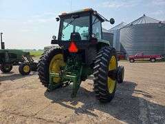 1990 John Deere 4455 2 Wheel Drive Tractor, 8,855 Hours, Quad Range Transmission, 9.50-20 Fronts, 14