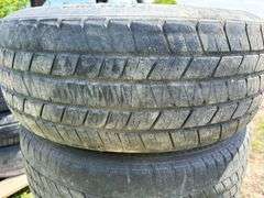 (4) P225/60R16 Tires on 5 Bolt Rims - Fragodt Auction and Real Estate LLC