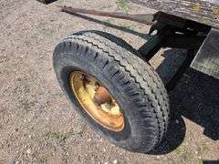 4 Wheel Trailer with Hydraulic Hoist, 8’ x 10’, Wood Floor, 6 Bolt Hubs