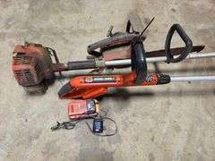 2 Misc Weed Trimmers and Homelite Super II Chain Saw, Untested