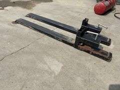 Bale Forks, Clamp on bucket style, 43”, 59” overall length
