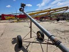 Misc 6” Auger with Electric Motor, Approx 14’, Untested