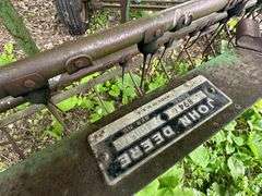 John Deere 894 - 4 Bar Side Delivery Rake, SN: 40057