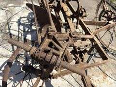 John Deere 1 Bottom Sulky Plow, with Coulter