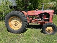 Massey Harris Model 55 Wide Front Tractor, 18.4 x 34 Rears, 7.50 x 18 Fronts, 540 PTO, Engine is Loo