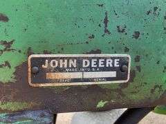 1969 John Deere 4020 Wide Front Diesel with John Deere 48 Loader and 7’ Bucket, 9,506 Hours, 14.9x38