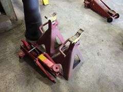 Jack Stands and MVP Super Lift Jack (No Front Wheels)