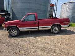 1991 Chevrolet Silverado 1500, 4x4, Single Cab Pickup with 8’ Box, V8 Engine, 5 Speed Manual Transmi