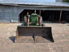 1969 John Deere 4020 Wide Front Diesel with John Deere 48 Loader and 7’ Bucket, 9,506 Hours, 14.9x38