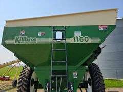 Killbros Model 1160 Grain Cart with Left Front Discharge, 14” Auger, Large 1000 PTO, Non Adjustable