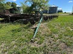 12 Wheel in Line Rake, New Tires, Adjustable Width