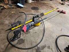 2 Long Hand Wans for Pressure Washer and Misc