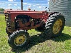 Massey Harris Model 55 Wide Front Tractor, 18.4 x 34 Rears, 7.50 x 18 Fronts, 540 PTO, Engine is Loo