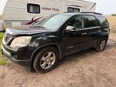 2008 GMC Acadia, 190K Miles, Runs but needs power steering pump and battery, Selling AS IS, VIN:1GKE
