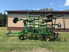 2011 John Deere 2410 3-Section 28’ Chisel Plow, 32” Tru-Depth Standards, 30 Shank, Single Point Dept