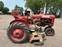 Farmall B with Woods 5’ Belly Mower, Has Been Converted to 12 Volt, Running Order Per Seller