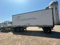 1984 Morgan Single Axle Semi Water Trailer, 28' Long, (2) 1,600 Gallon Tanks, Inductor and 5hp Motor