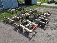 Rolling Shields off a K+M Cultivator, Made by Tebben Manufacturing