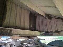 1979 Wilson 42’ Grain Trailer, Aluminum Sides, 11R24.5 Tires, Spring Ride, Roll Tarp, Model: AGH-500