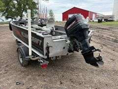 2009 Alumacraft Navigator 165CS 16’ Boat, 90HP Mercury Outboard, 2 Stroke, Minn Kota Trolling Motor,
