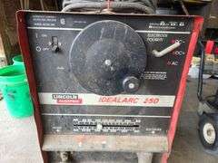 Lincoln Idealarc 250 Electric Welder, 220 Hookup with Cart, AC/DC