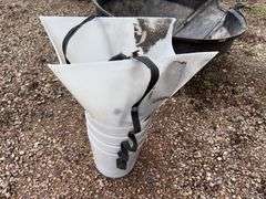Poly Auger Hopper, 10” Auger Chute