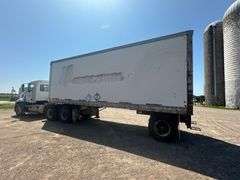 1984 Morgan Single Axle Semi Water Trailer, 28' Long, (2) 1,600 Gallon Tanks, Inductor and 5hp Motor